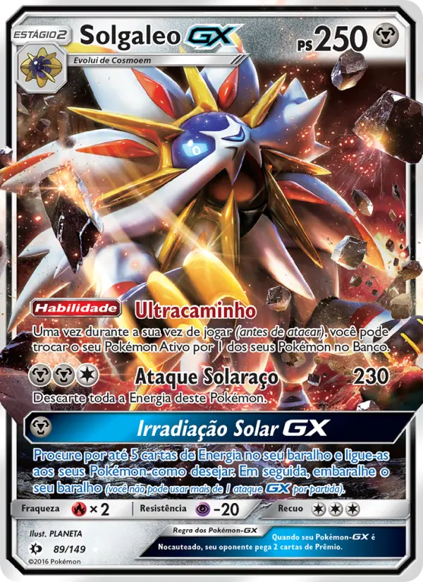 Solgaleo GX — Sol e Lua 89