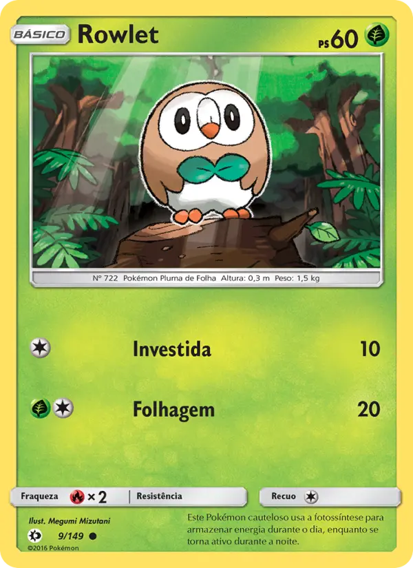 Rowlet — Sol e Lua 9