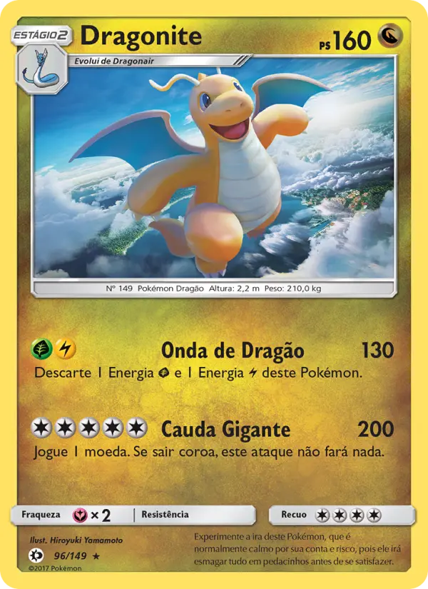 Dragonite — Sol e Lua 96