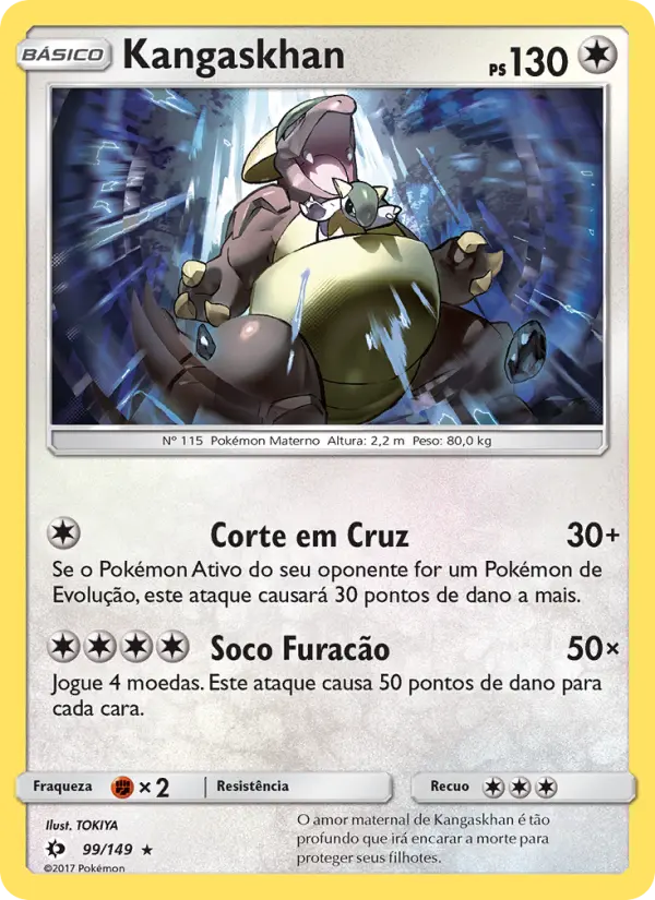 Kangaskhan — Sol e Lua 99