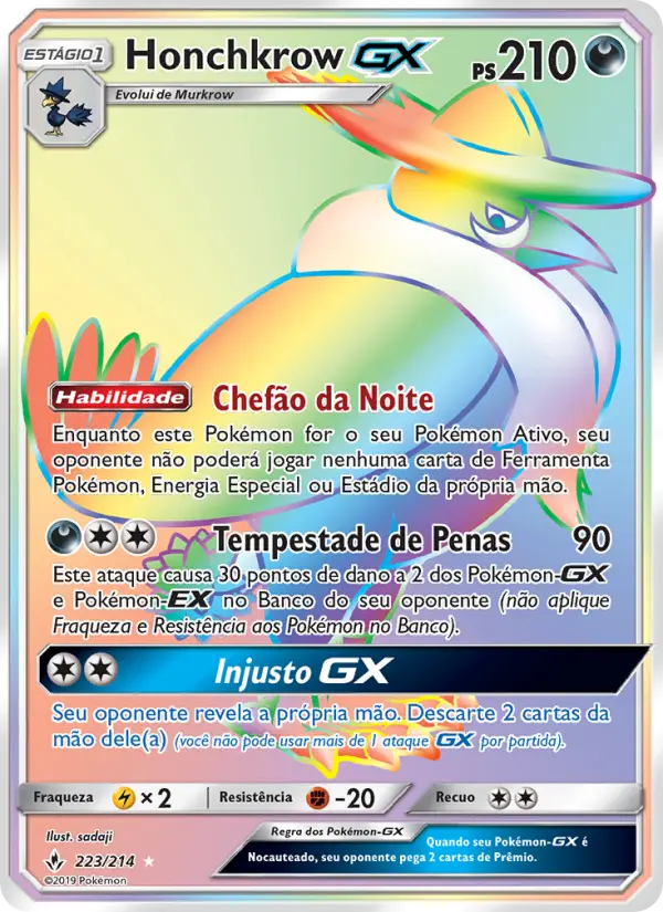 Honchkrow GX — Elos Inquebráveis 223