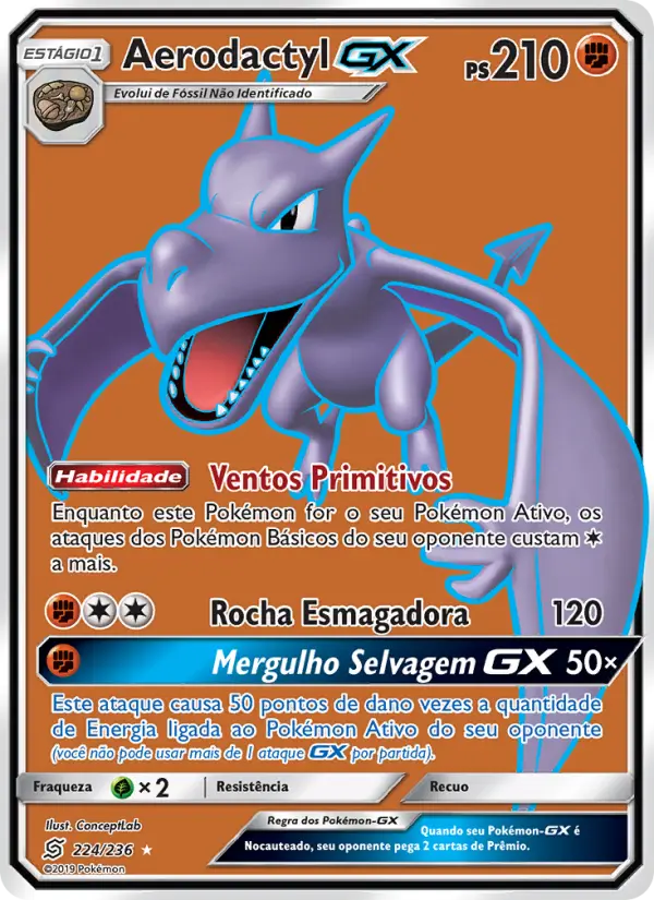 Aerodactyl GX — Sintonia Mental  224