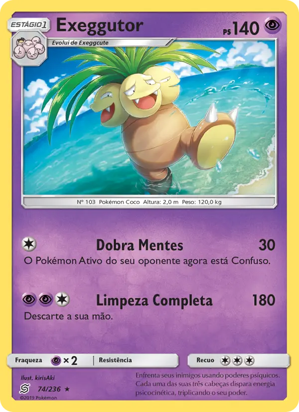Exeggutor — Sintonia Mental  74