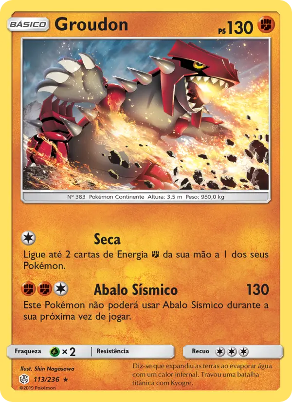 Groudon — Eclipse Cósmico 113