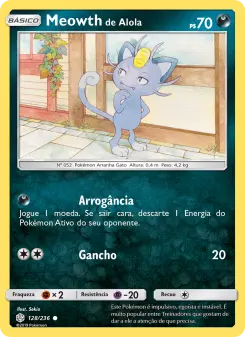 Meowth de Alola — Eclipse Cósmico 128