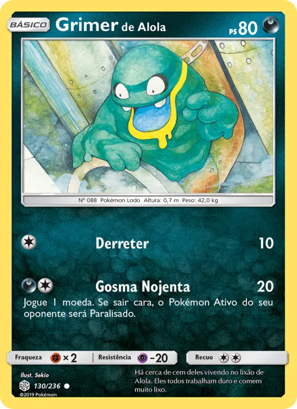 Grimer de Alola — Eclipse Cósmico 130