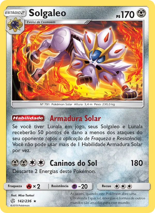 Solgaleo — Eclipse Cósmico 142