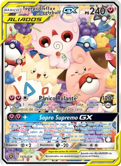 Togepi, Cleffa e Igglybuff GX — Eclipse Cósmico 143