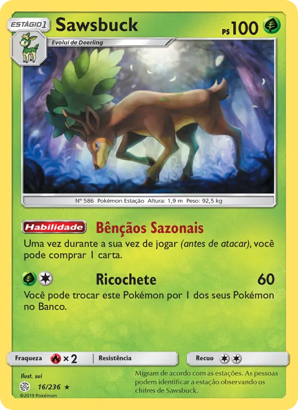 Sawsbuck — Eclipse Cósmico 16