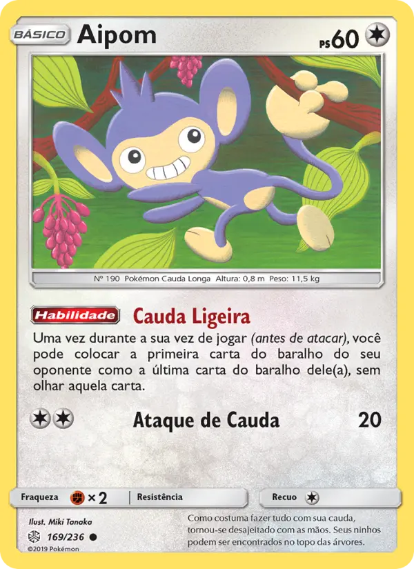Aipom — Eclipse Cósmico 169