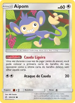 Aipom — Eclipse Cósmico 169