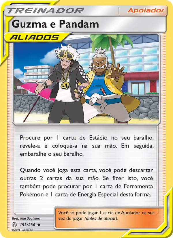 Guzma e Pandam — Eclipse Cósmico 193