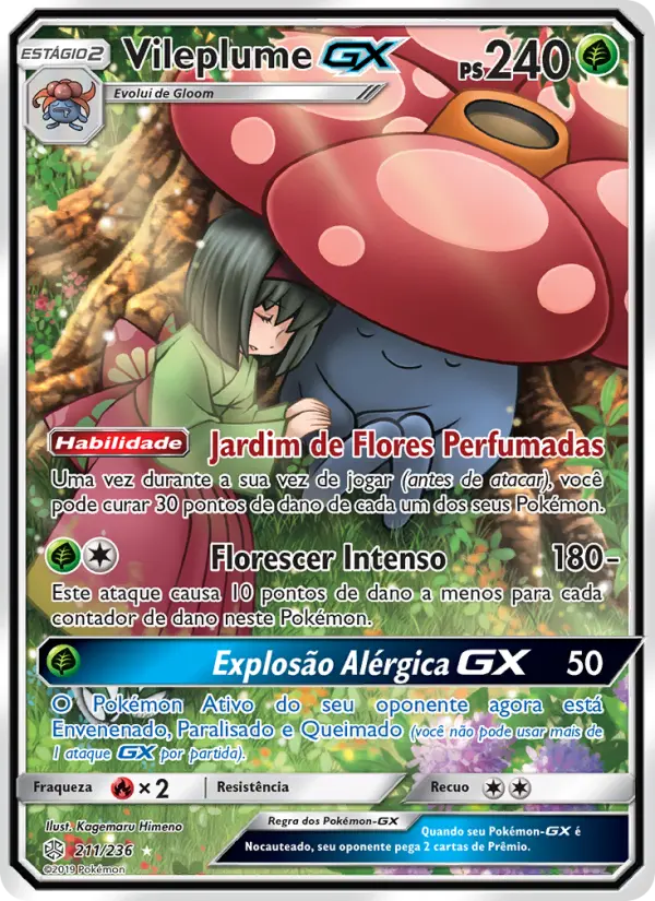 Vileplume GX — Eclipse Cósmico 211