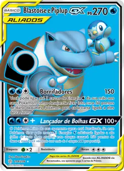 Blastoise e Piplup GX — Eclipse Cósmico 214