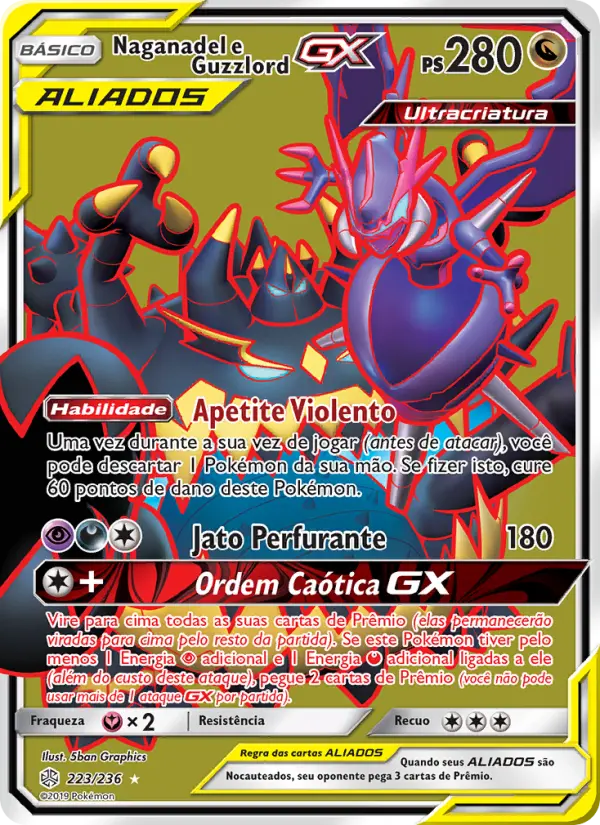 Naganadel e Guzzlord GX — Eclipse Cósmico 223