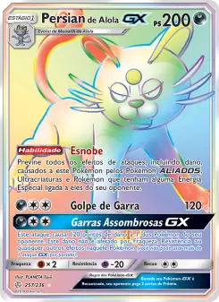 Persian de Alola GX — Eclipse Cósmico 257