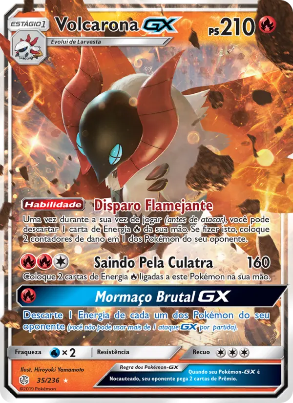 Volcarona GX — Eclipse Cósmico 35