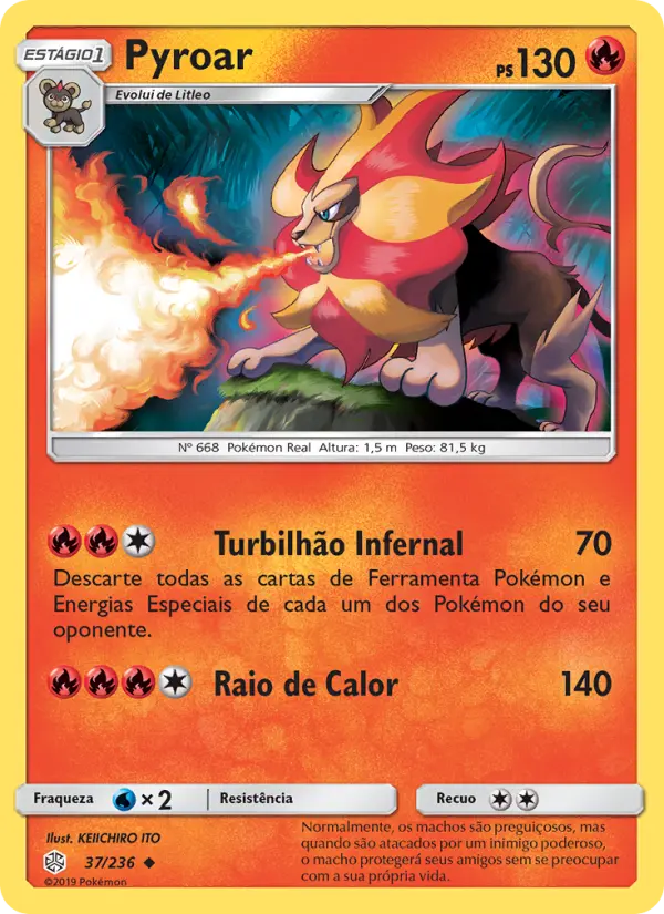 Pyroar — Eclipse Cósmico 37