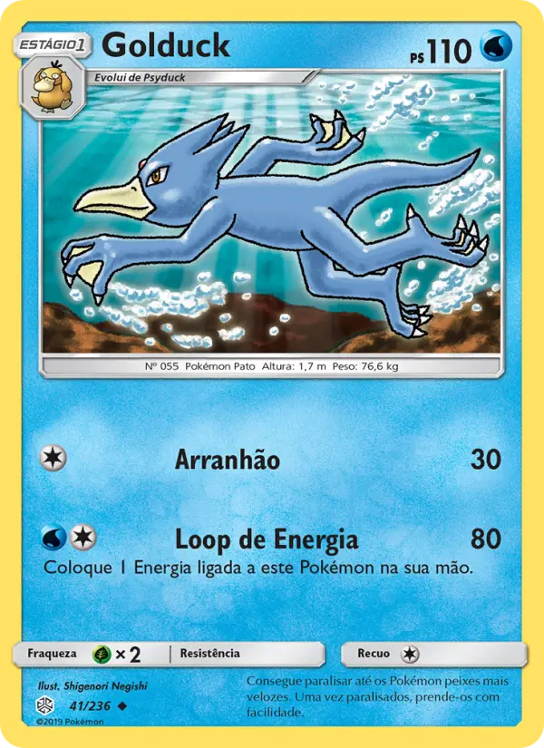 Golduck — Eclipse Cósmico 41
