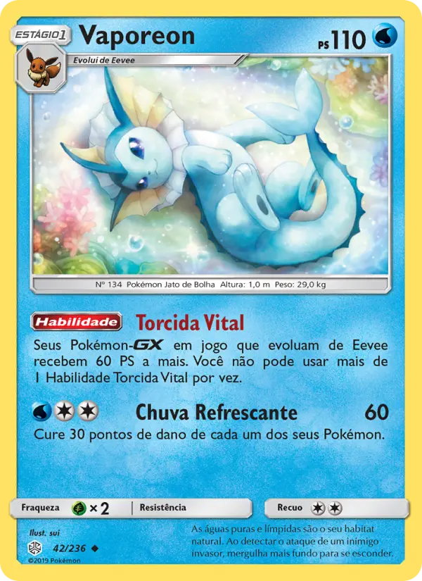 Vaporeon — Eclipse Cósmico 42