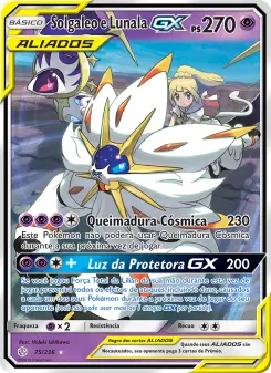 Solgaleo e Lunala GX — Eclipse Cósmico 75