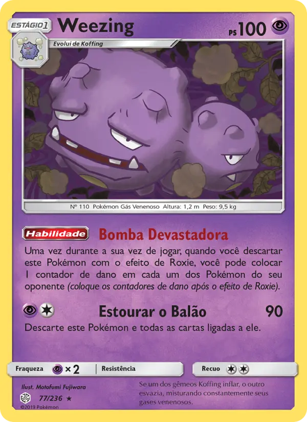 Weezing — Eclipse Cósmico 77