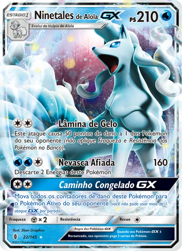 Ninetales de Alola GX — Guardiões Ascendentes 22