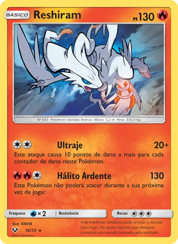Reshiram — Lendas Luminescentes 14