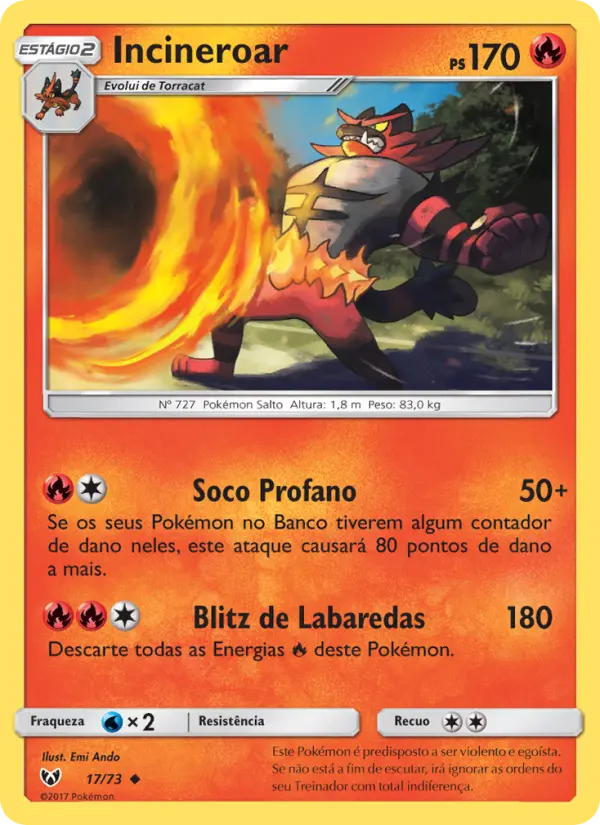 Incineroar — Lendas Luminescentes 17