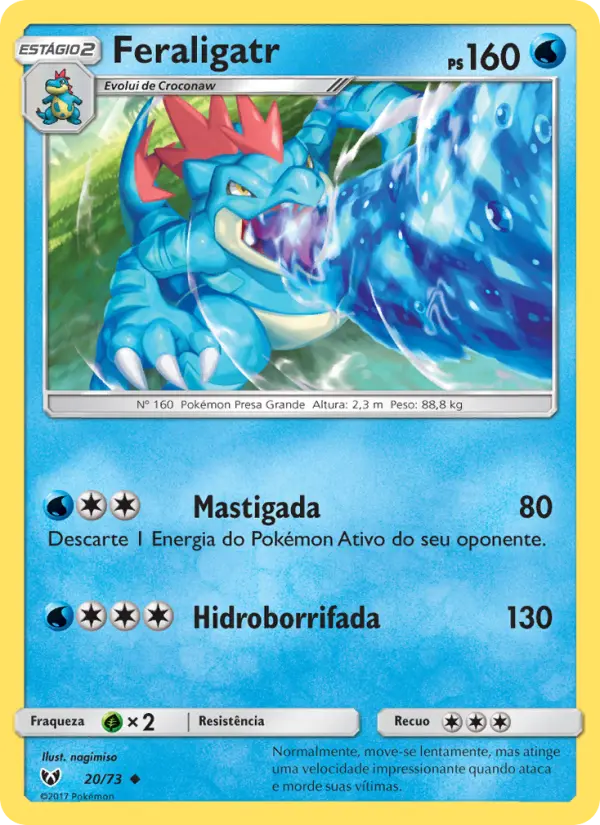Feraligatr — Lendas Luminescentes 20