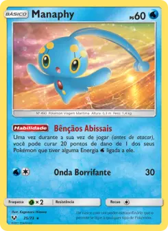 Manaphy — Lendas Luminescentes 25