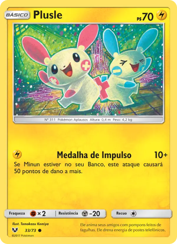 Plusle — Lendas Luminescentes 33