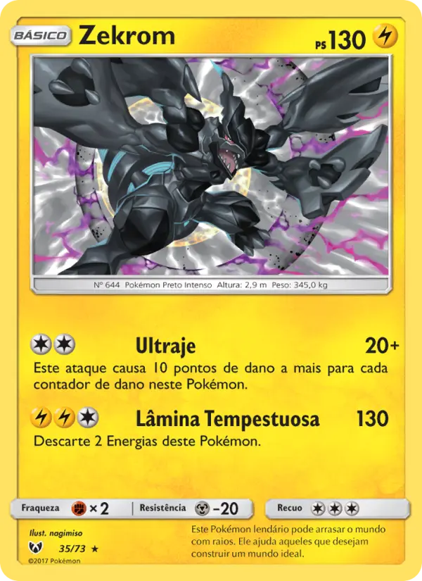 Zekrom — Lendas Luminescentes 35