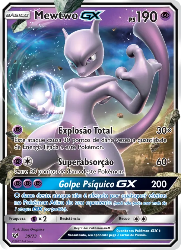Mewtwo GX — Lendas Luminescentes 39
