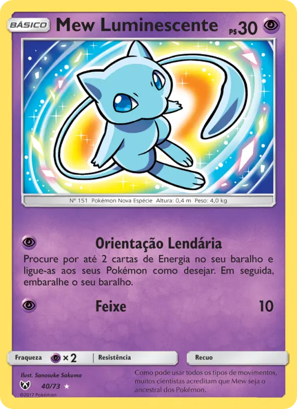 Mew Luminescente — Lendas Luminescentes 40