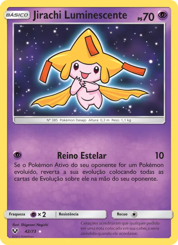 Jirachi Luminescente — Lendas Luminescentes 42