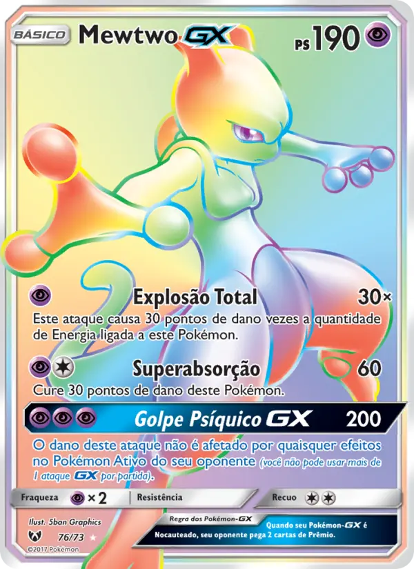 Mewtwo GX — Lendas Luminescentes 76