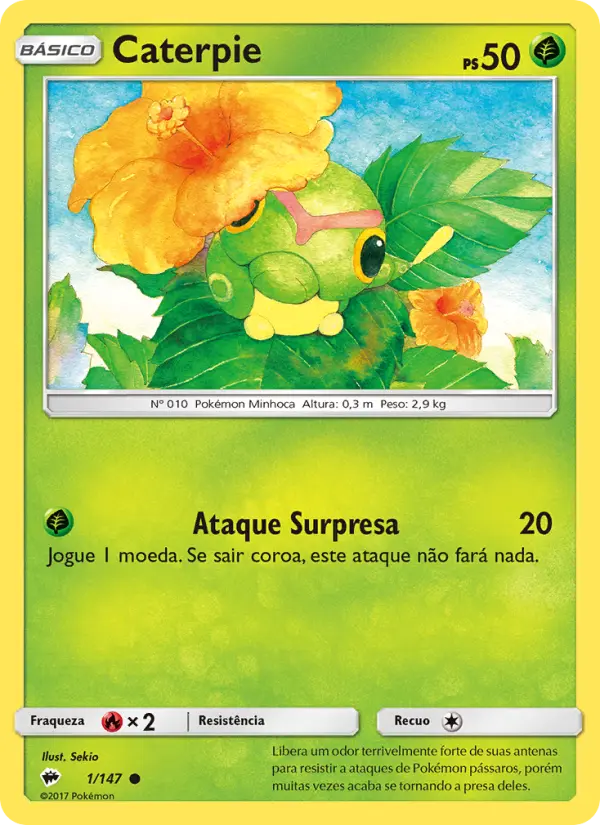 Caterpie — Sombras Ardentes 1