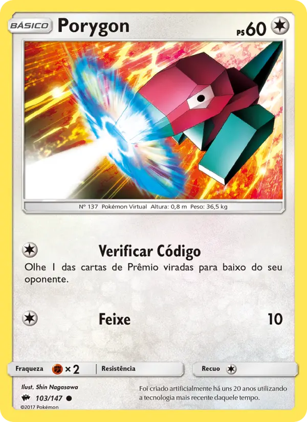 Porygon — Sombras Ardentes 103