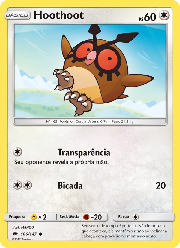 Hoothoot — Sombras Ardentes 106