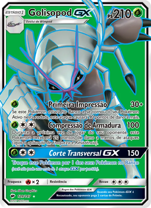 Golisopod GX — Sombras Ardentes 129
