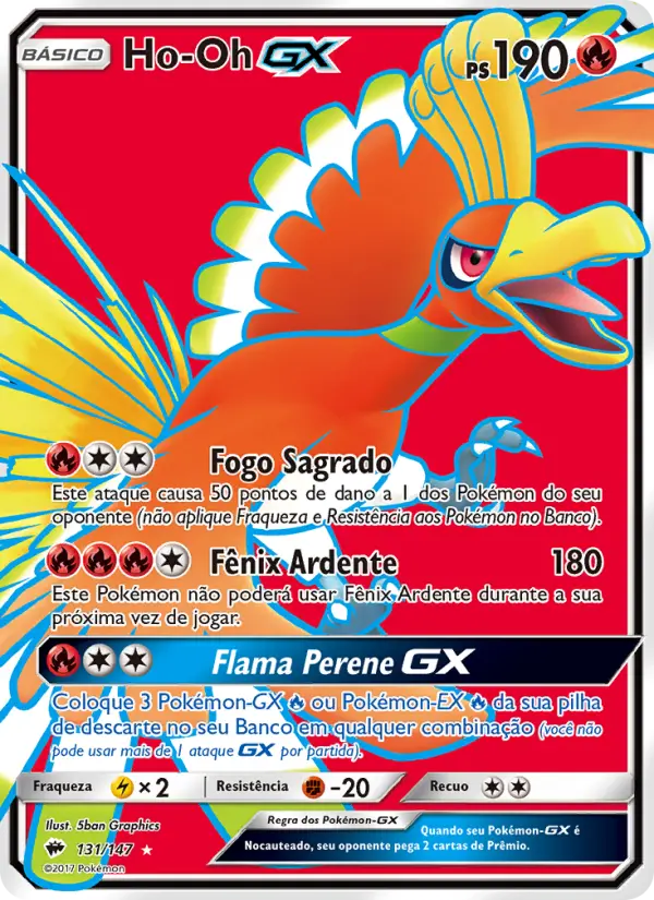 Ho-Oh GX — Sombras Ardentes 131
