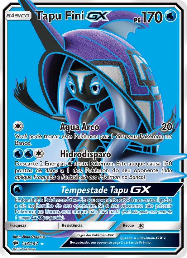 Tapu Fini GX — Sombras Ardentes 133