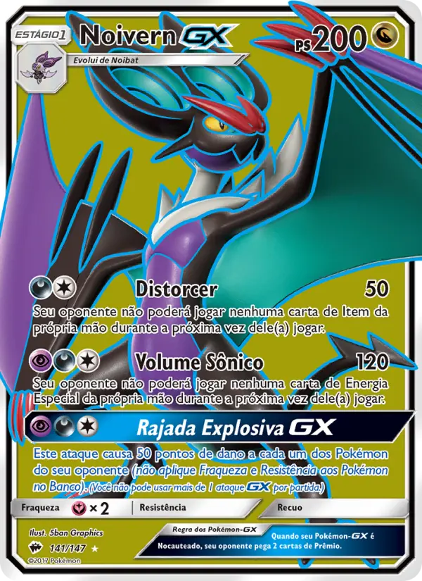 Noivern GX — Sombras Ardentes 141