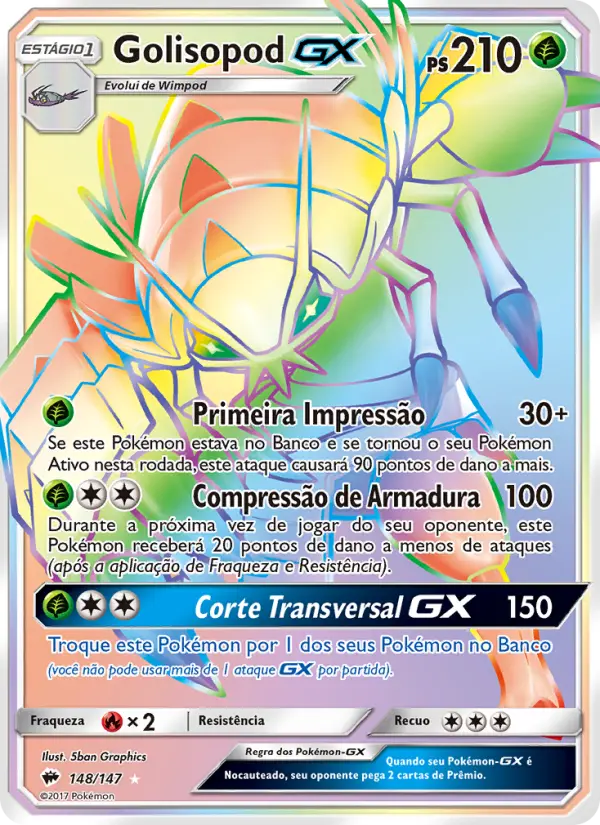 Golisopod GX — Sombras Ardentes 148