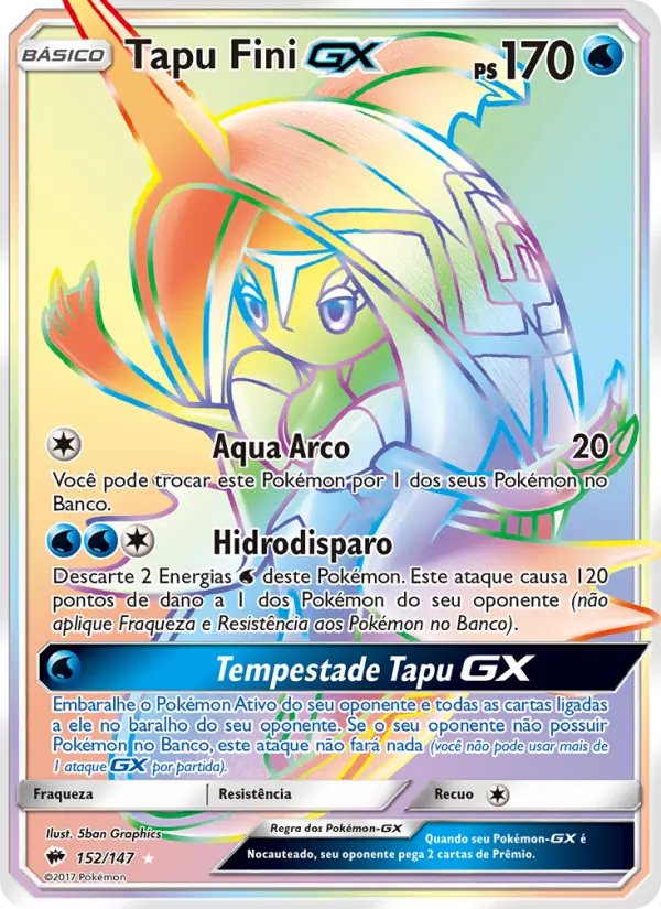 Tapu Fini GX — Sombras Ardentes 152
