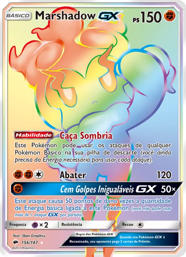 Marshadow GX — Sombras Ardentes 156