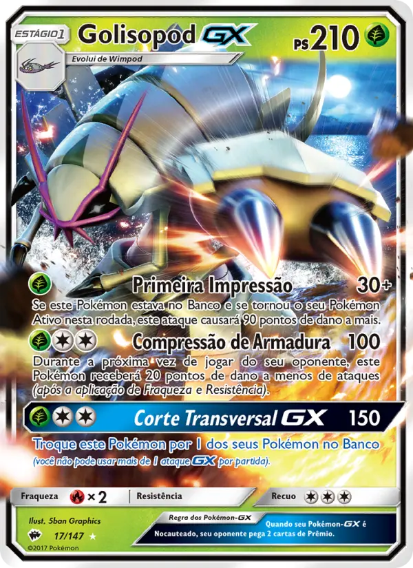 Golisopod GX — Sombras Ardentes 17