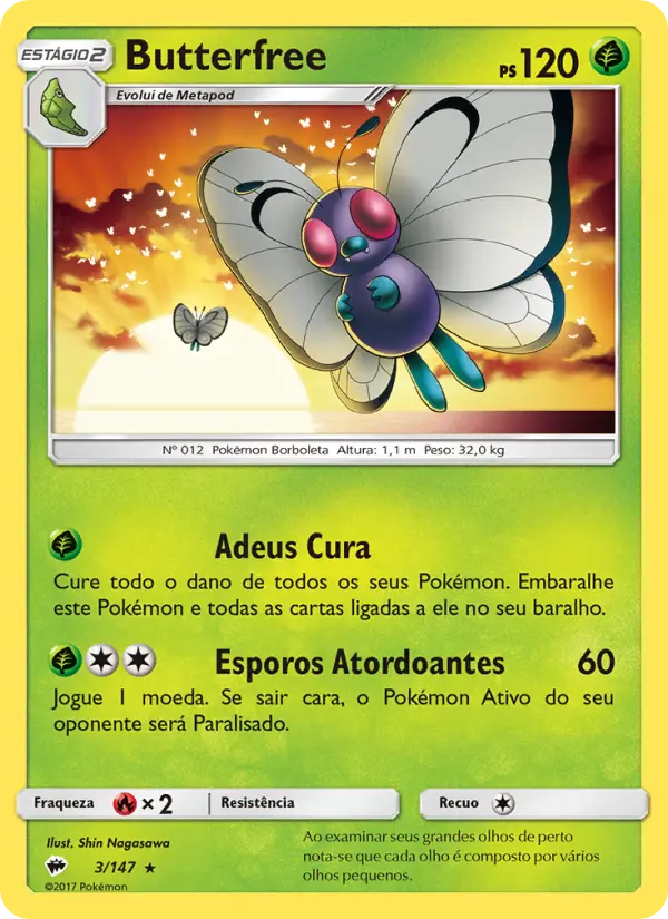 Butterfree — Sombras Ardentes 3