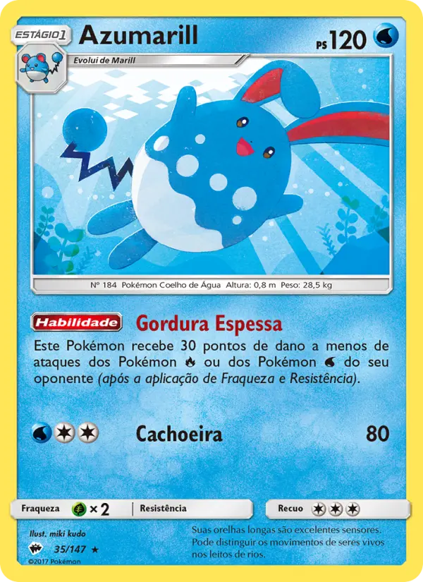 Azumarill — Sombras Ardentes 35